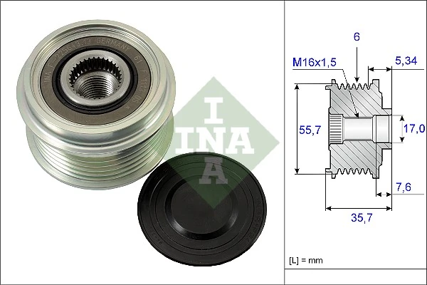 Alternator Freewheel Clutch